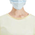 Nonwoven Plastic Isolation Gowns , Unisex Disposable Medical Exam Gowns