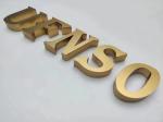 Gold Advertising 3D LED Electronic Signs for Shop Logo Light Board Display