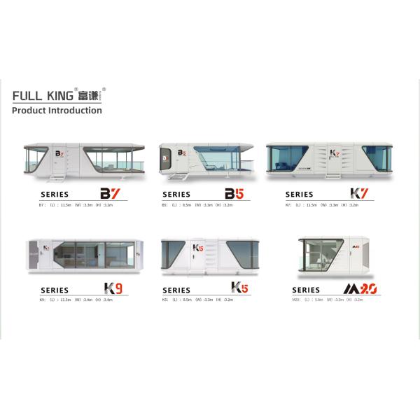 Luxury Mobile Home Prefabricated House Smart Capsule Room Portable Design