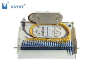 Wholesale 19inch 1U fixed type fiber optic patch panel 24 core used in fiber optic cabinet from china suppliers