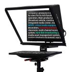 Tempered HD Glass Stand 22 Inch Teleprompter for TV Broadcasting Equipment