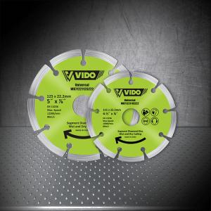 Wholesale 125x22.2mm Diamond Dry Grinding Cutting Disc，Blade broadening process, longer working life&amp;Marble, granite cutting from china suppliers