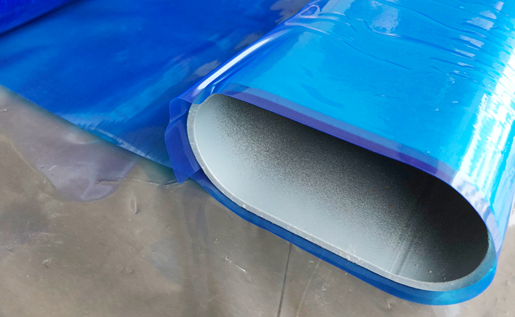Blue Color Aluminum Profile PE Surface Protection Film With Anti UV And Customizable