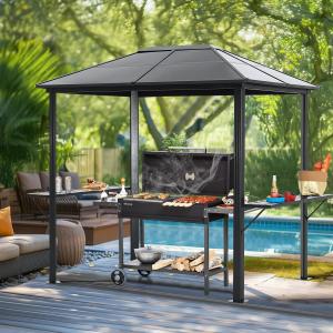 Wholesale Waterproof Pergola for Garden Outdoor Hardtop Gazebo Windproof Snow Pressure Resistant 15LBS/Square Foot from china suppliers