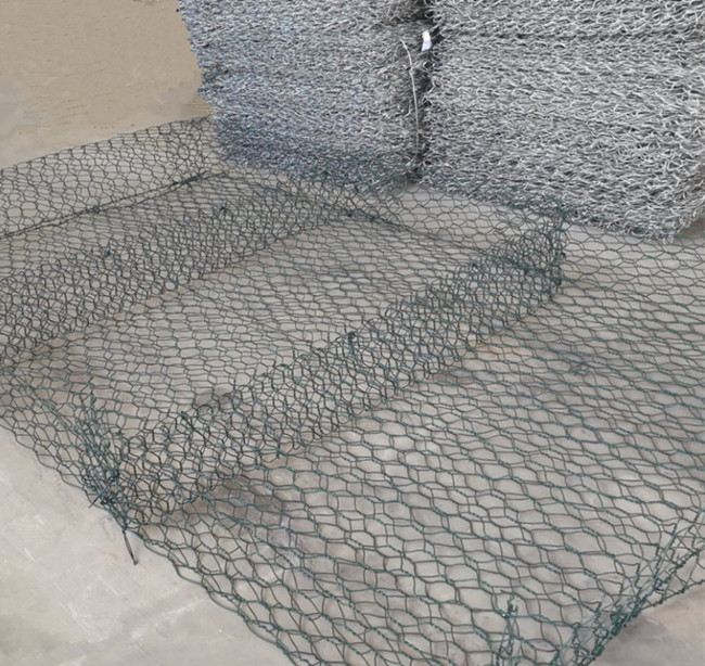 Hot Dipped Galvanized Gabion Mesh Basket 0.3m 4m Permeability For River Bank