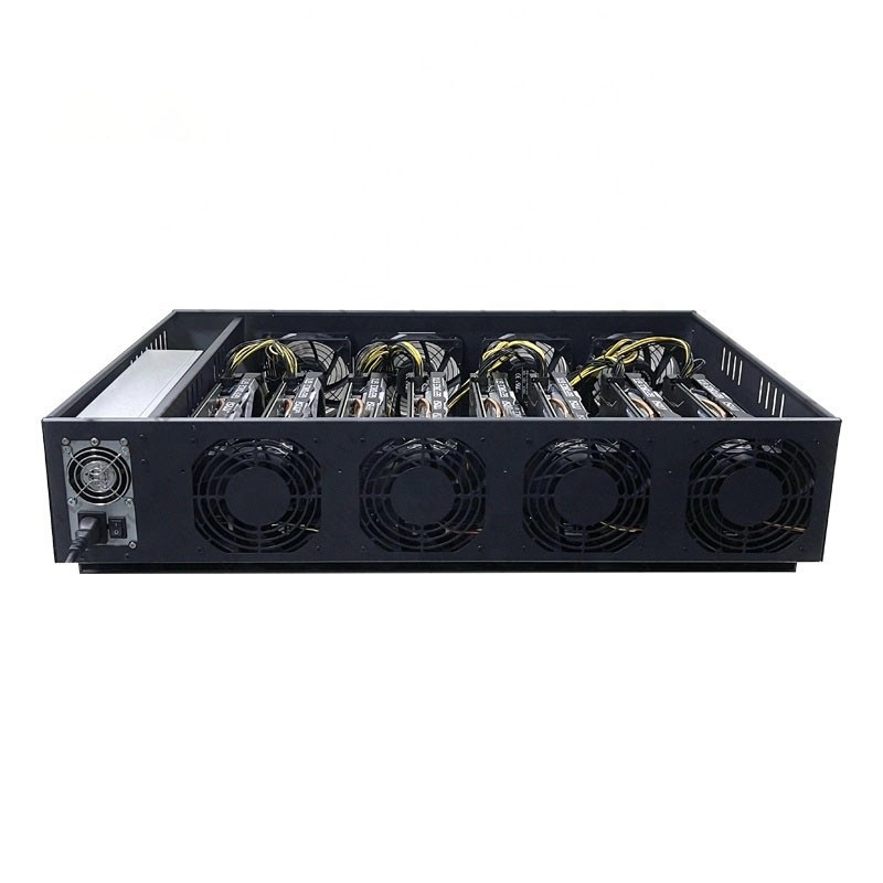 8 GPU Riserless GPU Mining Rig DDR3 4GB 8GB RAM 64G 128G SSD