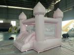 Commercial Party Rental White Bouncer Jumper Inflatable Moon Jumping Bounce