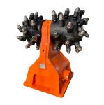 70 Kw Excavator Rotary Cutter , Drum Head Cutter For Carterpillar Excavator
