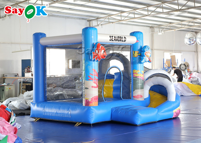 Giant Inflatable PVC Air Bouncer Slide Animals Combo Open 2 Years Warranty