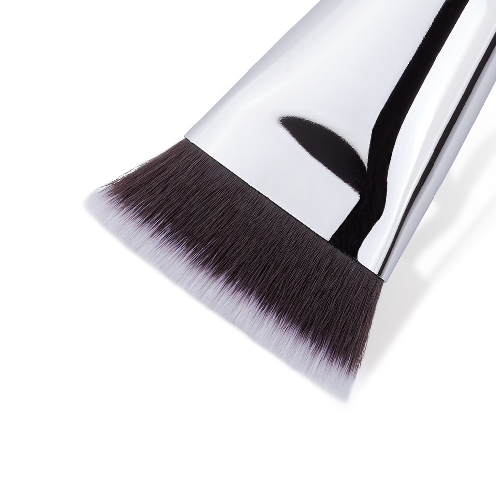 Contour Resistant Bristle Individual Makeup Brushes Flat Square Shape