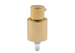 Gold Plastic Treatment Pump Non Spill Cosmetic Pump Dispenser