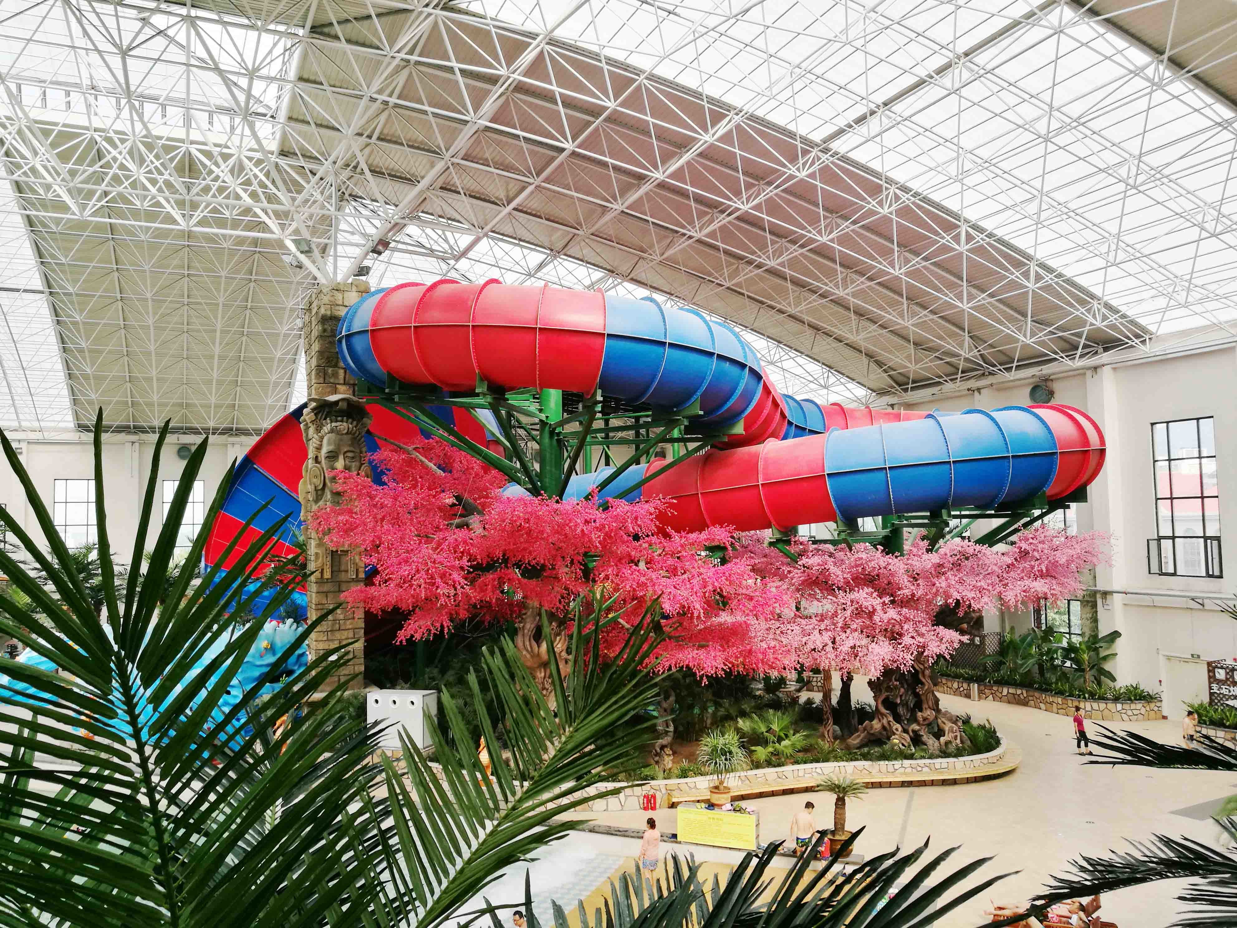 Aqua Park Adult And Children Tornado Water Slide Large Customized