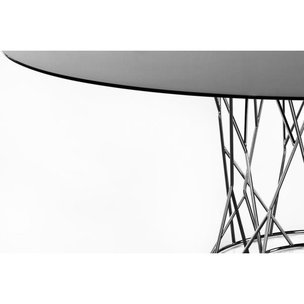 Isamu Cyclone Modern Dining Room Tables Metal Base For Living Room Multi Colors