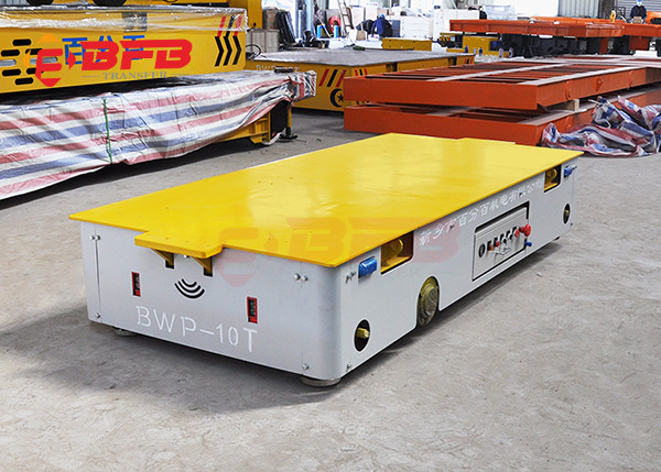 Wire Coil Transportation 30 Ton Trackless Transfer Cart Radio Remote Control