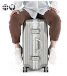 Hard Shell 2024 Luggage Durable Made Stainless Steel Rod Aluminum Frame Luxury
