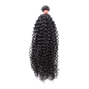 Wholesale Customized Color Human Hair Weave Kinky Curly Extension Remy Hair Weft For Black Women from china suppliers