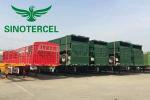 3 Axles Sidewall Semi Trailer 30-60Tons 40ft Shipping Container Trailer