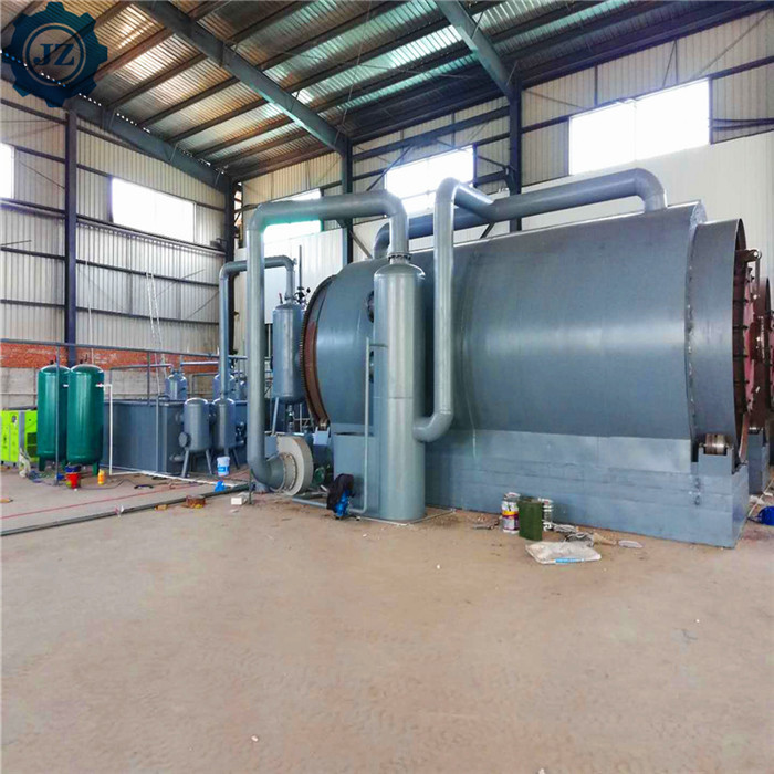 10ton 12ton Environmental Used Waste Tire Pyrolysis Recycling Plant For Fuel Oil