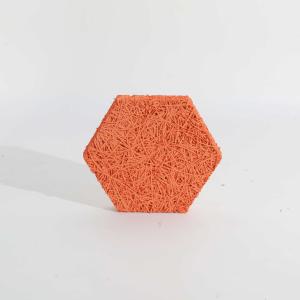 Wholesale High Impact Resistance Wood Wool Acoustic Wall Panels Hexagon Shape For Hotel Decor from china suppliers