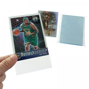 Wholesale Sports Card Inner Card Sleeves 65x90mm Custom Waterproof Clear Plastic Card Sleeves from china suppliers