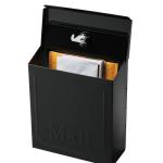 Galvanized Steel Wall Mount Post Box for Small Capacity Mailboxes Townhouse