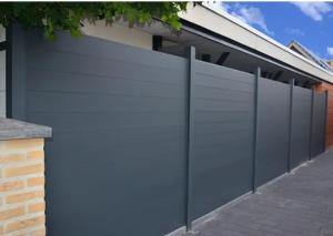 Wholesale China Manufacturer High Quality Aluminium Fence Panels Aluminum Privacy Slat Fence from china suppliers
