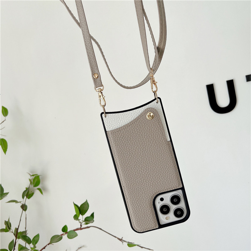 Support wireless charge Mobile Figurine Statue for Iphone 33cm Luxury Vegan Leather Case