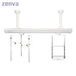 ICU Medical Gas Pendant Horizontal Rail Movement