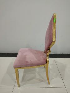 Wholesale Flannel Stainless Steel Leg Dining Chairs from china suppliers