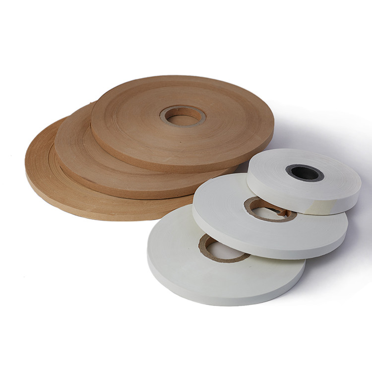 Eco- Friendly Hot Melt Glue Gummed Paper Tape Veneer Adhesive Kraft Paper Tapes