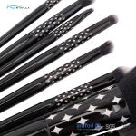 9pieces Wooden Handle Nylon Hair Cosmetics Makeup Brush Set