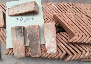 Wholesale Culture Surface Clay Brick Tiles , Quoined Brick Corners For Indoor / Outdoor Wall from china suppliers