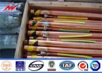 Underground Copper Clad Steel Ground Rod Cover Clamps Lighting Protection