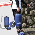 Outdoors Camping Hiking Pressure Shower Hiking Gear Portable Shower Bag, Travel