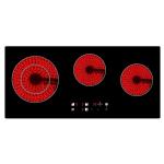 4500w Infrared Vitroceramic Three Burner Cooktop