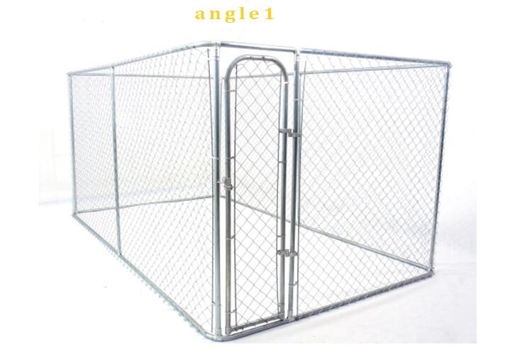 Durable Design Chain Link Dog Kennel Panels , Yard Dog Fences For Outside