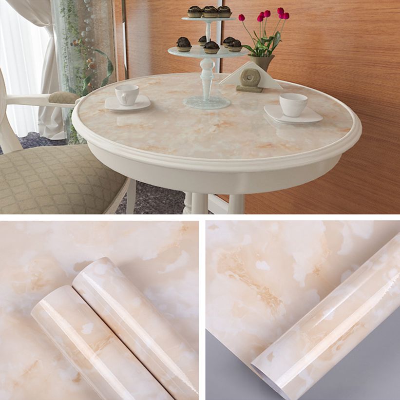 Waterproof Self Adhesive Marble Wall Stickers Wallpaper for Kitchen Countertop Cabinet Furniture Easy to Install