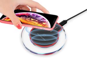 Wholesale 5W Crystal Wireless Charging Pad from china suppliers