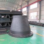 Wear Resistant Natural Rubber Cone Fender Pianc 2002 Standard For Berth