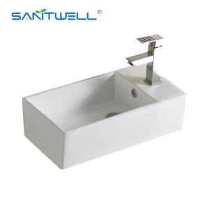 Wholesale Modern Simple Ceramic Basin Lavabo Above Counter Basin Bathroom Wash Hand Basin from china suppliers