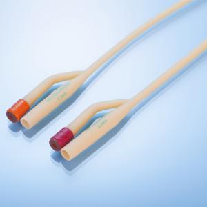 Wholesale Tiemann Drainage Tube Fr12-Fr24 Silicone Coated Latex Foley Catheter from china suppliers