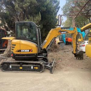 Wholesale Mini used excavator SANY35 used digger 3.5ton original paint low price used excavators from china suppliers