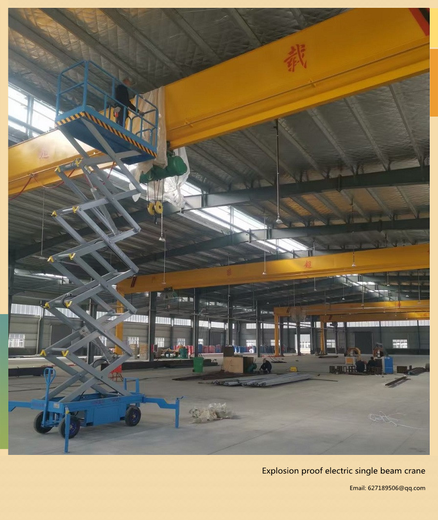 LB8t explosion-proof electric single beam crane, explosion-proof truss, explosion-proof hoist and explosion-proof crane