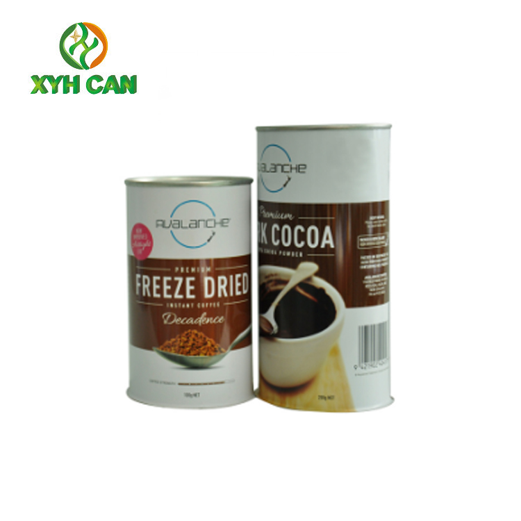 Coffee Tin Can Packaging Nutrition Bean Empty Food Cans FDA Certification