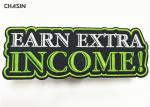 Slogan Clothing Embroidery Patches Polyester Fabric Letter Laser - Cutting