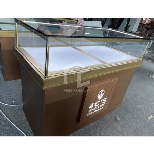 Wholesale 1000mm Long Jewelry Shop Furniture T4 LED Jewellery Display Counter from china suppliers