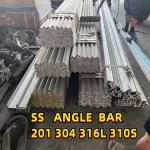 Hot Rolled SUS304 Stainless Steel Angle Bar 1.4301 SS304 50*50*5MM Equal Angle