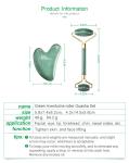 Original Dongling Stone Whitening Face Jade Rollers 14.5cm Length