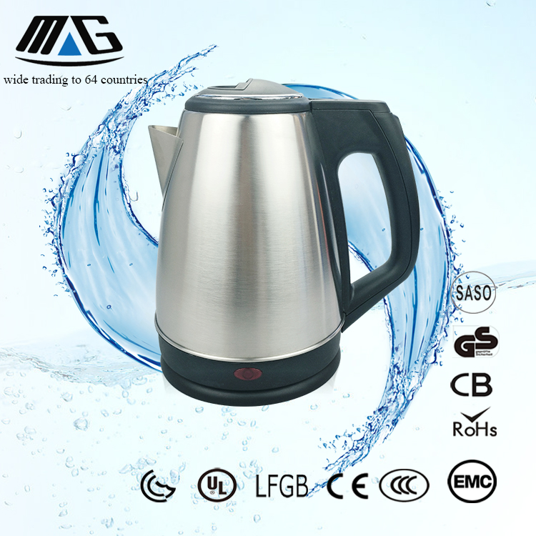 Chinese cool green handle stainless steel electric tea kettle