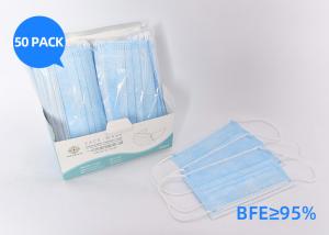 Wholesale Outdoor Surgical Disposable Earloop Face Mask Anti Pollution Dust Mask 3 Ply from china suppliers